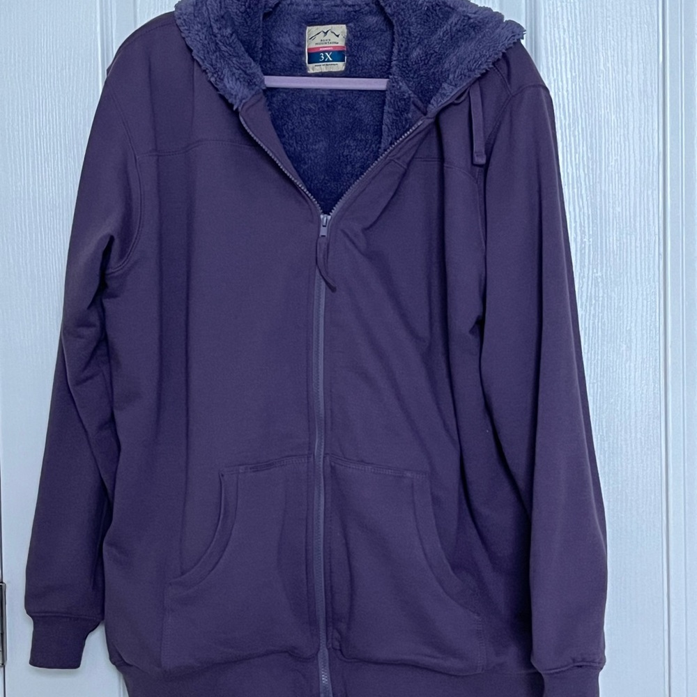 Women's Purple Fleece-Lined Jacket